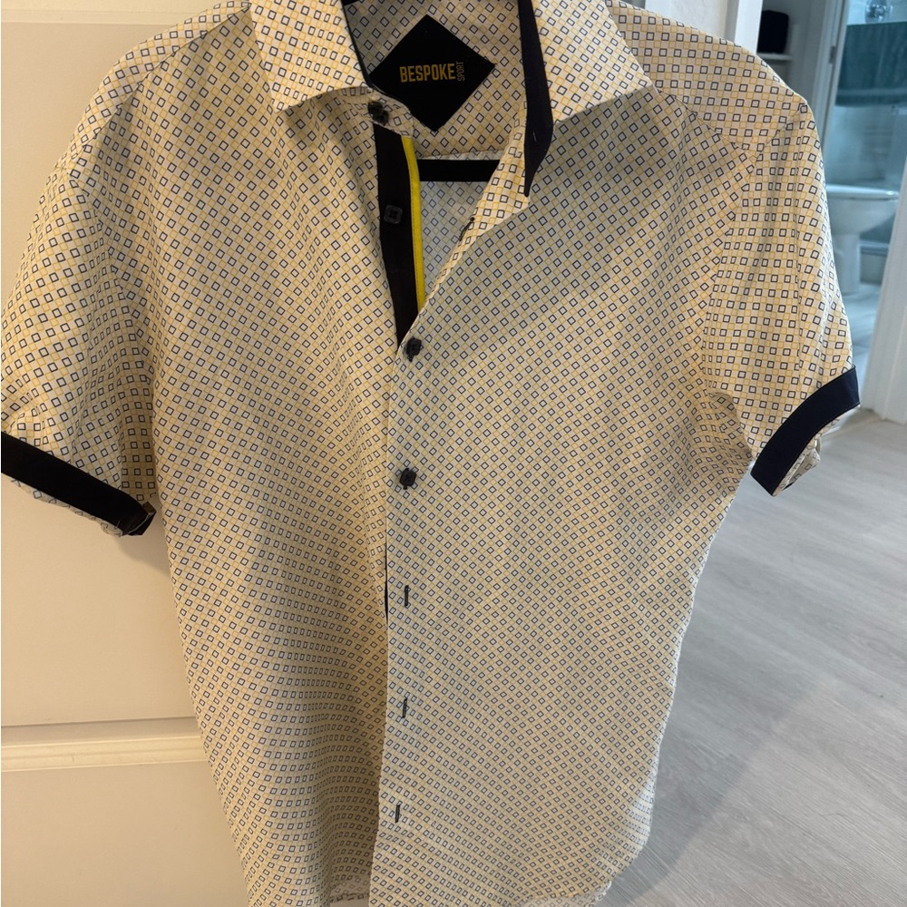 Bespoke Sport men’s short sleeve butt down 2 months old.